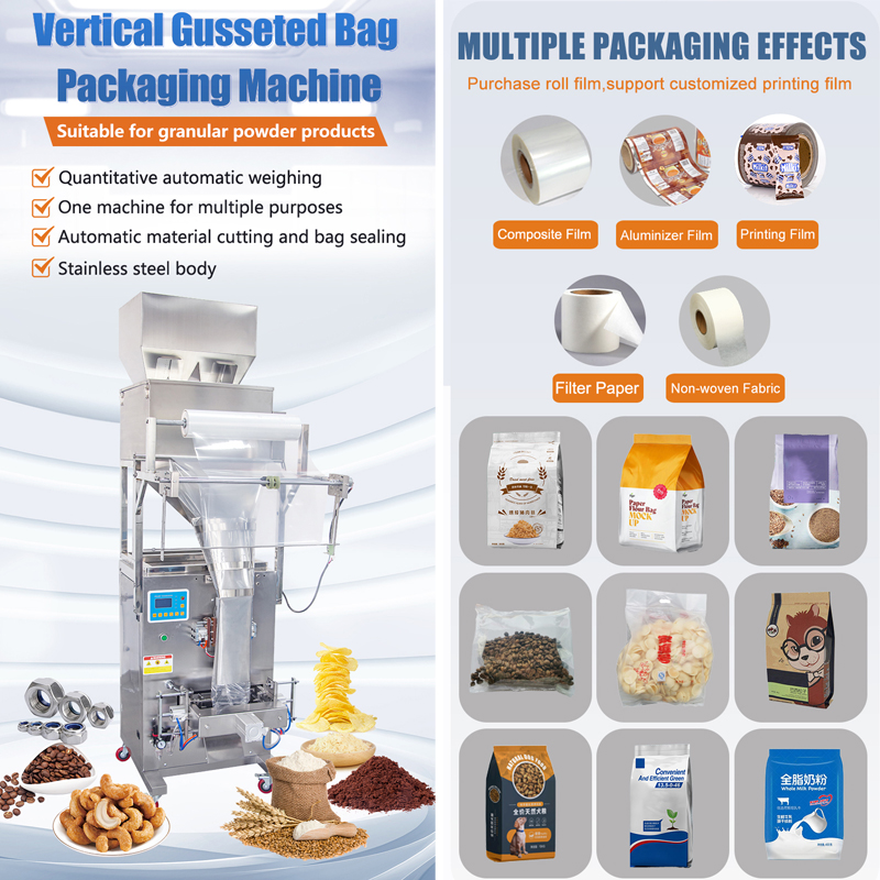 999g Automatic Gusseted Bag Packaging Machine 2