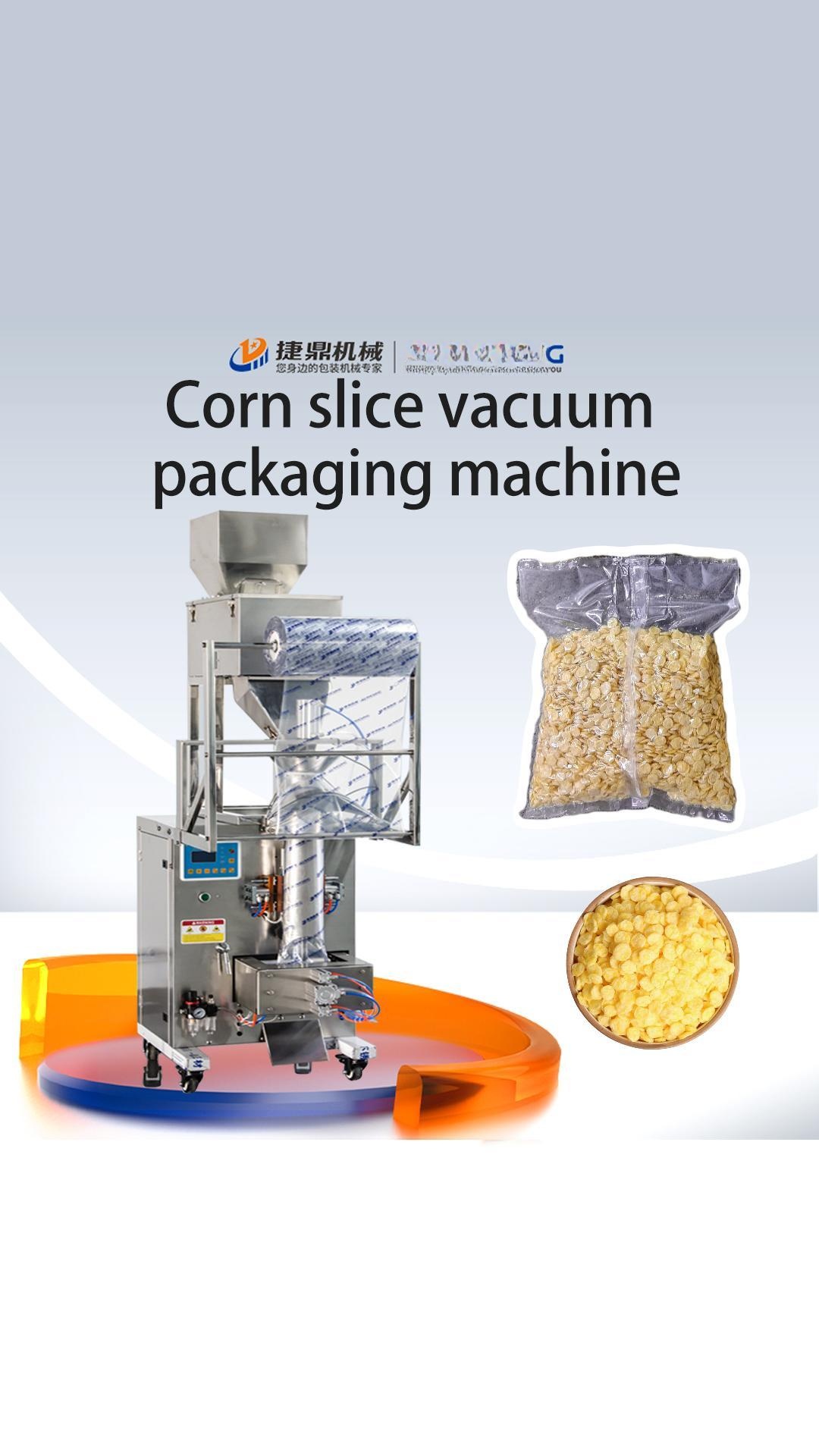 Automatic corn flake packaging machine with vacuum function
