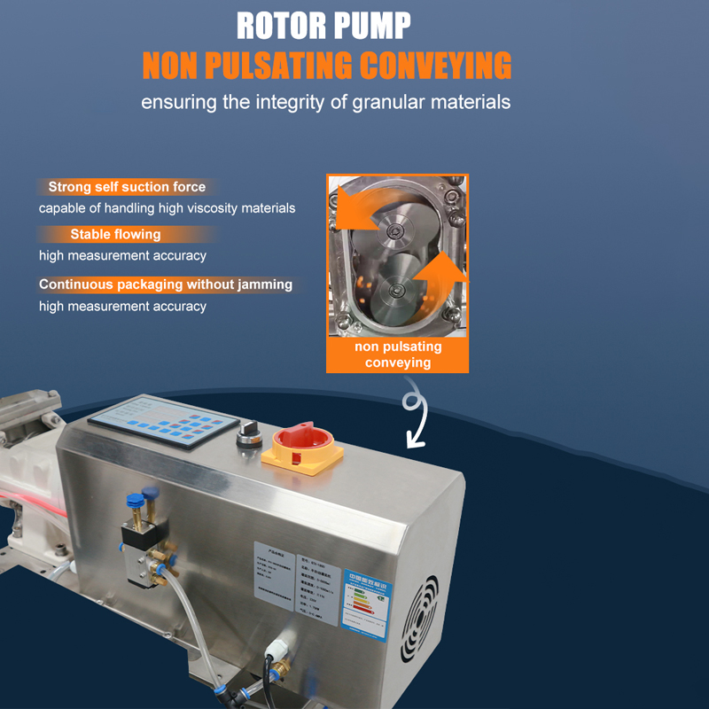 Paste Premade Bag Packing Machine With Rotary Pump 5